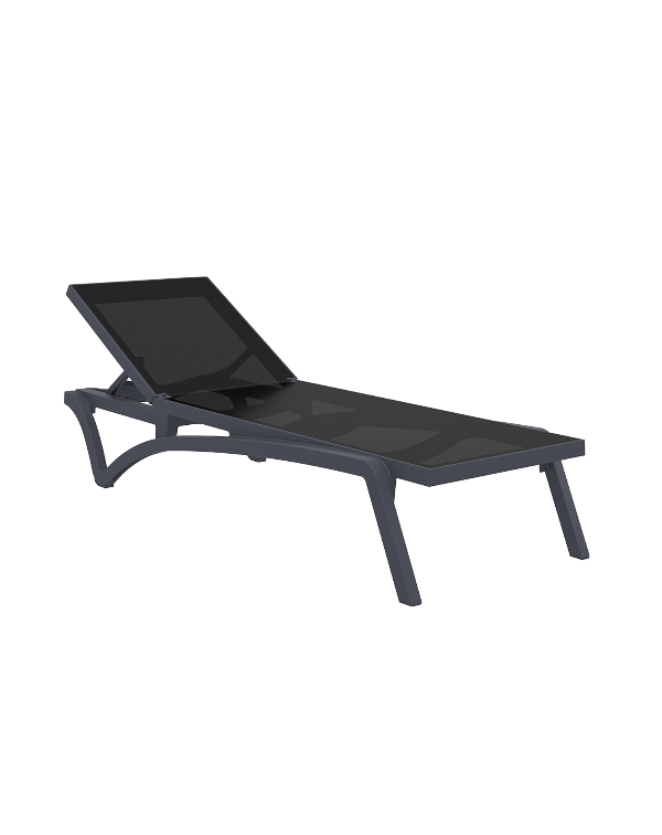 Pacific/S* Sun-Lounger Dark Grey