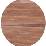 Meza-R70cm Table Top Teak