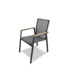 Aspen Armchair Alu Dark Grey