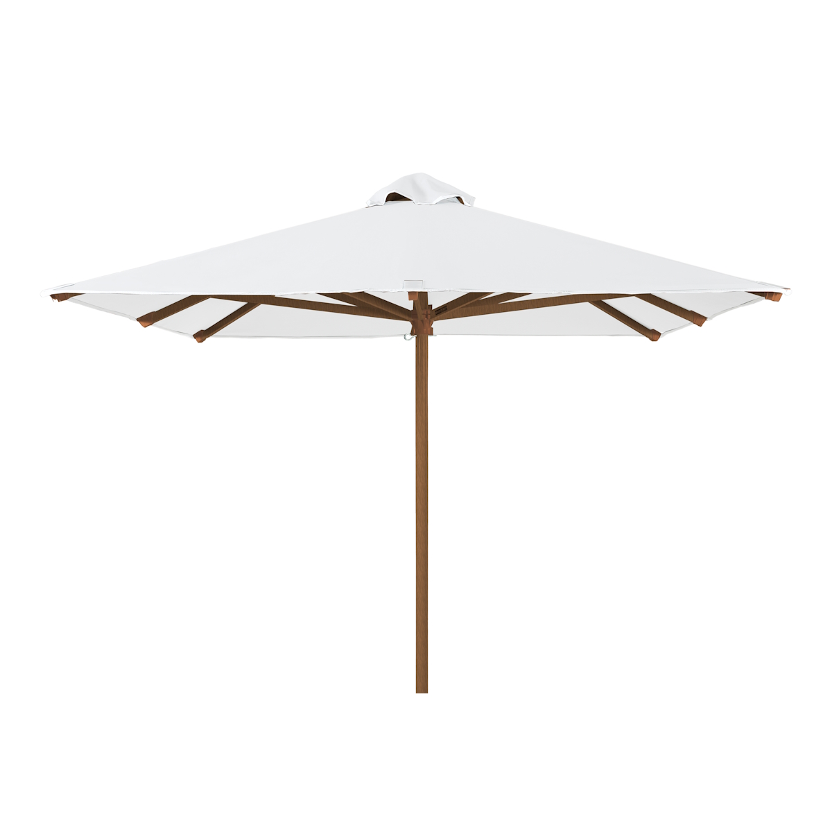 Lugano/SW 300x300cm Aluminum Umbrella Wood Look