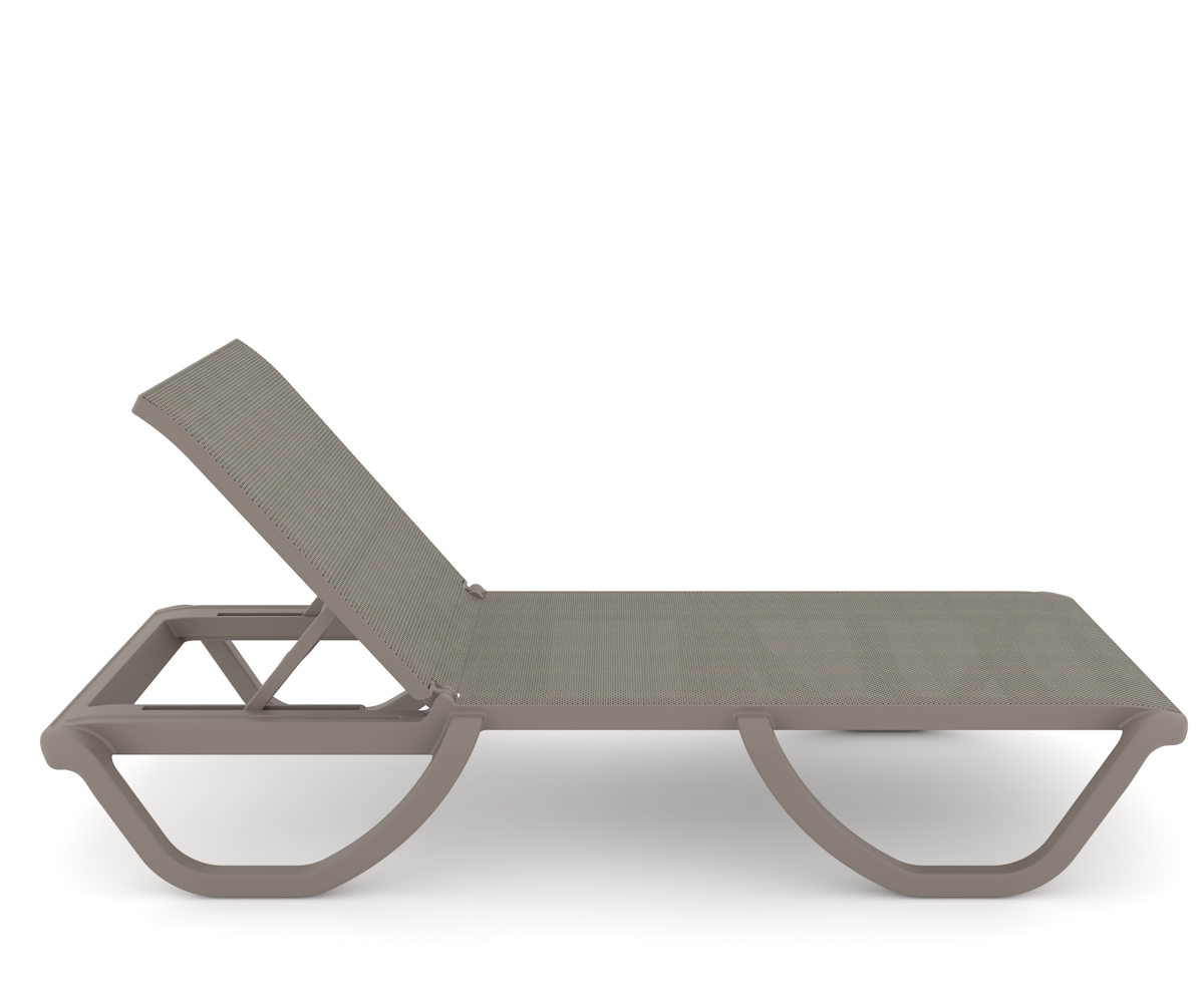 Florence/SL* Resin Sun Lounger Cappuccino
