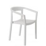 Peach White Armchair