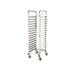 Τρόλεϊ Mεταφοράς Inox για λαμαρίνες 40x60cm VE131X