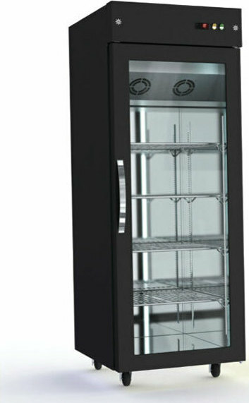 Dominox Επαγγελματικό Ψυγείο Θάλαμος Βιτρίνας Π66xΒ80xΥ208cm THS-068-1K