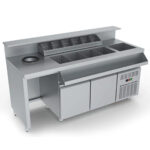 Ψυχόμενο Bar Station 184x80x111cm Domox BS Refrigerated 184in
