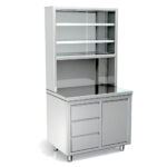 Dominox Ερμάριο Κουβέρ με Συρτάρια 140x70x195 εκ Κωδικός: EKY-147-3R