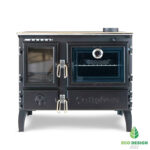 Caliskan 214 Χαλύβδινη Ξυλόσομπα με Φούρνο 6.4kW Γκρι