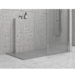 Ντουζιέρα ορθογώνια υψηλής αντοχής PIETRA Cemento KARAG 80x180x2,5cm