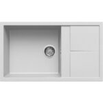 Νεροχύτης κουζίνας UNICO 410 Bianco Titano 68 ELLECI 86x50cm