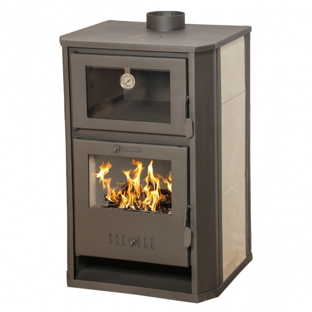 Σόμπα ξύλου καλοριφέρ Suzana Ceramic, 11.6kW - 17.5kW