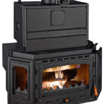 Prity TC W35 Ενεργειακό Τζάκι Ξύλου Καλοριφέρ 40kW Πρισματικό με Ανοιγόμενη Πόρτα Ανοιχτού Δοχείου