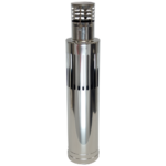 KRATKI TP/100/150/BI-GAS ΟΜΟΑΞΟΝΙΚΟ ΟΡΙΖΟΝΤΙΟ ΚΑΠΕΛΟ ΓΙΑ ΦΥΣΙΚΟ ΑΕΡΙΟ - ΓΚΑΖΙ Φ100/150