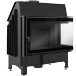 KRATKI ZIBI/P/BS/DECO/BLACK ΔΕΞΙΑ ΓΩΝΙΑ ΑΝΟΙΓΟΜΕΝΟ 11KW (100-150M2) ΕΝΕΡΓΕΙΑΚΟ ΤΖΑΚΙ ΑΕΡΟΘΕΡΜΟ ΑΠΟ ΧΑΛΥΒΑ ΜΕ ΜΑΥΡΑ ΚΕΡΑΜΙΚΑ TERMOTEC