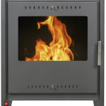 Alfatherm ALB-01 Μεταλλική Ξυλόσομπα Αερόθερμη 14kW Μαύρη