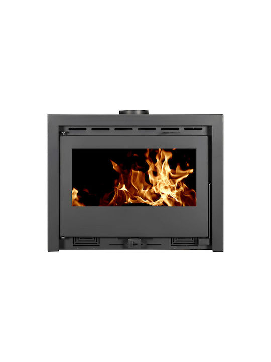 Alfatherm Alfa 70 Ενεργειακό Τζάκι Κασέτα Ξύλου 12kW Ίσιο με Ανοιγόμενες Πόρτες Κλειστού Δοχείου