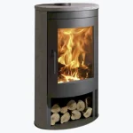 Panadero Oval 3 Stone Ecodesign Χαλύβδινη Ξυλόσομπα 8.7 kW Μαύρη