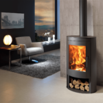 Panadero Oval Ecodesign Χαλύβδινη Ξυλόσομπα 8.7 kW Μαύρη