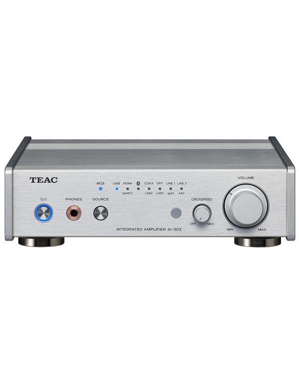 TEAC AI-303 USB DAC και Oλοκληρωμένος Eνισχυτής Aσημένιο