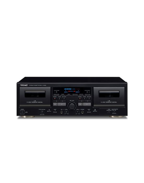 TEAC W-1200 Black Διπλό Kασετόφωνο