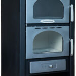 THERMOSTEEL X100 Σόμπα Ξύλου Με Φούρνο 16,5KW