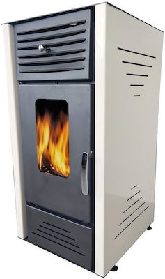 Thermosteel P8 σόμπα πέλλετ αερόθερμη 8kw