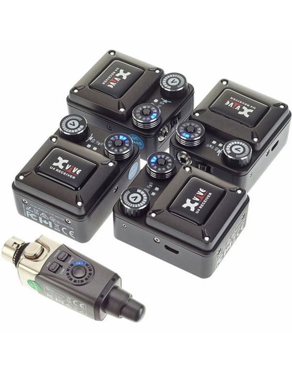 XVIVE U4R4 Ασύρματo Σύστημα In Ear Monitor (4 δέκτες)
