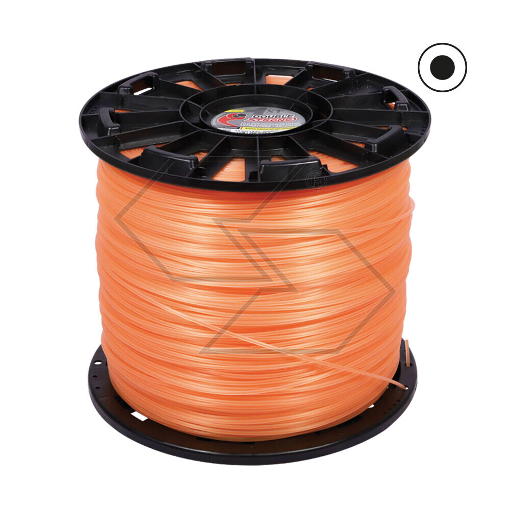 ΜΕΣΙΝΕΖΑ ΣΤΡΟΓΓΥΛΗ ΟΜΟΑΞΟΝΙΚΗ 3.0mm-8kg - cod.R304470 DOUBLE STRONG (καρουλι)