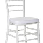 Chair Chiavari-PP White With Cushion