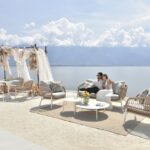Bari-White Lounge Set