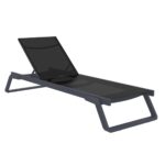Tropic-2* Sun-Lounger Dark Grey-Black