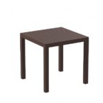 Ares/T80x80xY.75cm* Table Brown PL
