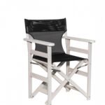 Armchair Hydra* Wood Director White