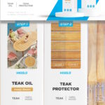 Teak Oil Set in Honey-Brown color (205000101000013)