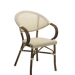 Paris/P-alu Beige Armchair