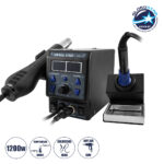 GLOBOSTAR® YIHUA-8786D 79972 Ψηφιακός Σταθμός Συγκόλλησης Θερμού Αέρα με Ψηφιακή Οθόνη & Κολλητήρι 1200W AC 220-240V IP20 - Μ15 x Π23.5 x Υ14cm - 2 Χρόνια Εγγύηση