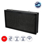 GLOBOSTAR® DISPLAY 90278 Κυλιόμενη Ψηφιακή Επιγραφή Διπλής Όψης 64x32cm P10 64x32 Pixel LED 200W AC 220-240V Αδιάβροχο IP65 Κόκκινο - WiFi Control μέσω FK APP - Αισθητήρας Θερμοκρασίας & Υγρασίας - Μ70 x Π11 x Υ38.5cm - 2 Χρόνια Εγγύηση