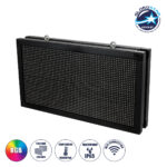 GLOBOSTAR® DISPLAY 90279 Κυλιόμενη Ψηφιακή Επιγραφή 64x32cm P10 Διπλής Όψης LED AC 220-240V Αδιάβροχο IP65 RGB - WiFi Control μέσω FK APP - Αισθητήρας Θερμοκρασίας & Υγρασίας - Μ70 x Π11 x Υ38.5cm - 2 Χρόνια Εγγύηση