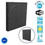 GLOBOSTAR® DISPLAY 90343 Κυλιόμενη Ψηφιακή Επιγραφή P10 Διπλής Όψης LED AC 220-240V Αδιάβροχο IP65 Μπλε - WiFi Control μέσω FK APP - Αισθητήρας Θερμοκρασίας & Υγρασίας - Μ102 x Π11 x Υ102cm - 2 Χρόνια Εγγύηση