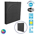 GLOBOSTAR® DISPLAY 90345 Κυλιόμενη Ψηφιακή Επιγραφή P10 Διπλής Όψης LED AC 220-240V Αδιάβροχο IP65 RGB - WiFi Control μέσω FK APP - Αισθητήρας Θερμοκρασίας & Υγρασίας - Μ104 x Π12 x Υ104cm - 2 Χρόνια Εγγύηση