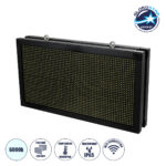GLOBOSTAR® DISPLAY 90796 Κυλιόμενη Ψηφιακή Επιγραφή Διπλής Όψης 64x32cm P10 64x32 Pixel LED 200W AC 220-240V Αδιάβροχο IP65 Ψυχρό Λευκό 6000K - WiFi Control μέσω FK APP - Αισθητήρας Θερμοκρασίας & Υγρασίας - Μ70 x 11 x Υ38.5cm - 2 Χρόνια Εγγύηση