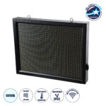 GLOBOSTAR® DISPLAY 90800 Κυλιόμενη Ψηφιακή Επιγραφή 64x48cm P10 Μονής Όψης LED AC 220-240V Αδιάβροχο IP65 Ψυχρό Λευκό 6000K - WiFi Control μέσω FK APP - Αισθητήρας Θερμοκρασίας & Υγρασίας - Μ72 x Π9 x Υ56cm - 2 Χρόνια Εγγύηση