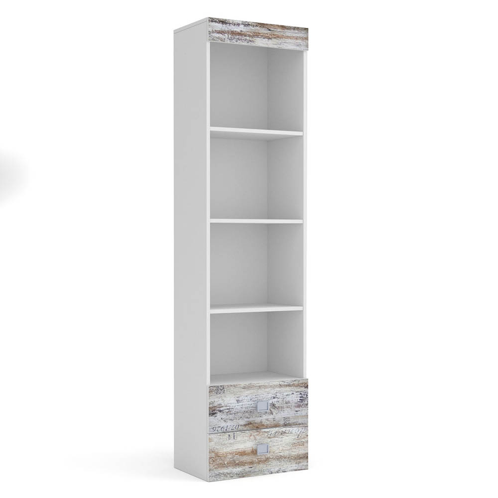 Pump Βιβλιοθήκη 50x34x198cm Λευκή