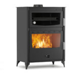 Thermiki ATS 90-50 Masina Χαλύβδινη Ξυλόσομπα 17.5kW Μαύρη