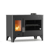 Thermiki ATS Masina Plus 500 Χαλύβδινη Ξυλόσομπα 11.2kW Μαύρη