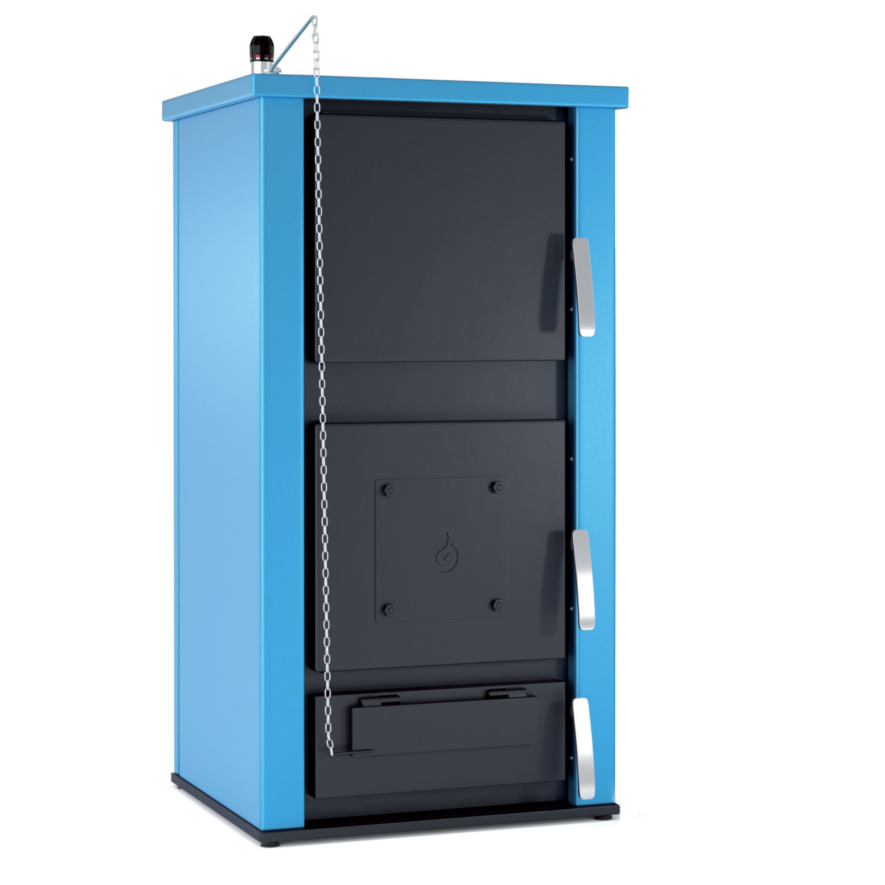 Thermiki ATS 40kW Λέβητας Ξύλου με Καυστήρα 34393kcal/h