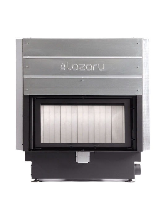 Lazaru Flat Premium 90/51 Ενεργειακό Τζάκι Ξύλου Αερόθερμο 13.5kW Ίσιο με Συρόμενη Ανοιγόμενη Πόρτα