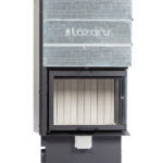 Lazaru Corner Premium 70/51 Ενεργειακό Τζάκι Ξύλου Αερόθερμο 12kW Δεξιά Γωνία με Συρόμενη Ανοιγόμενη