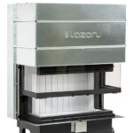Lazaru 3 Side Premium 80/52 Ενεργειακό Τζάκι Ξύλου Αερόθερμο 12.8kW Τρίπλευρο με Συρόμενη Ανοιγόμενη