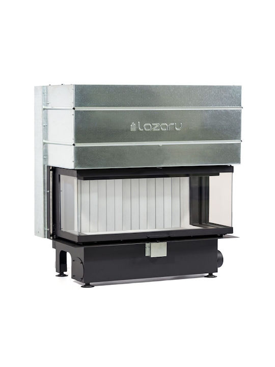Lazaru 3 Side Premium 110/52 Ενεργειακό Τζάκι Ξύλου Αερόθερμο 13.2kW Τρίπλευρο με Συρόμενη Ανοιγόμεν