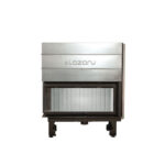 Lazaru E-Corner 110/47 Ενεργειακό Τζάκι Ξύλου Αερόθερμο 13.2kW Αριστερή Γωνία με Συρόμενη Ανοιγόμενη